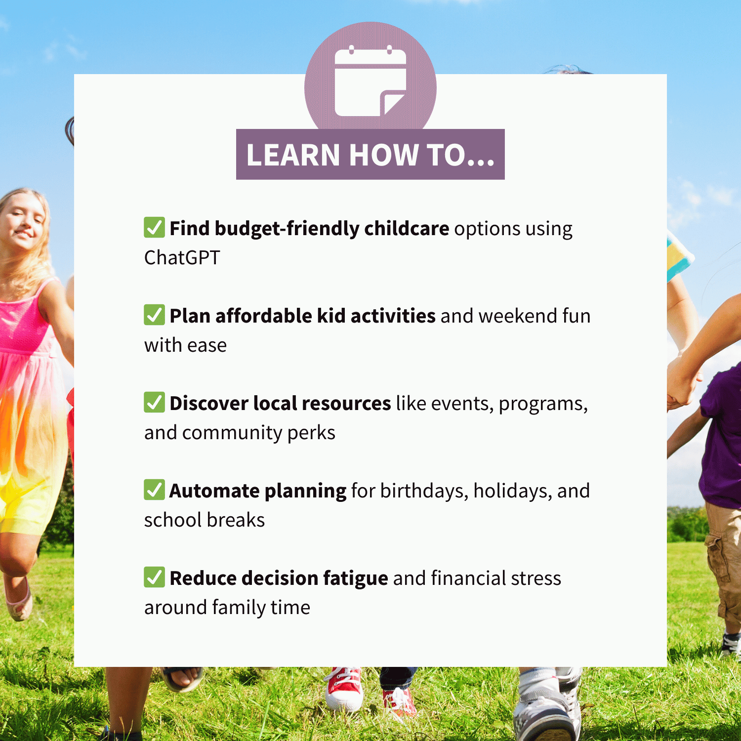 Outsmart Kid Costs: The AI-Powered System to Save on Childcare, Activities & Family Fun