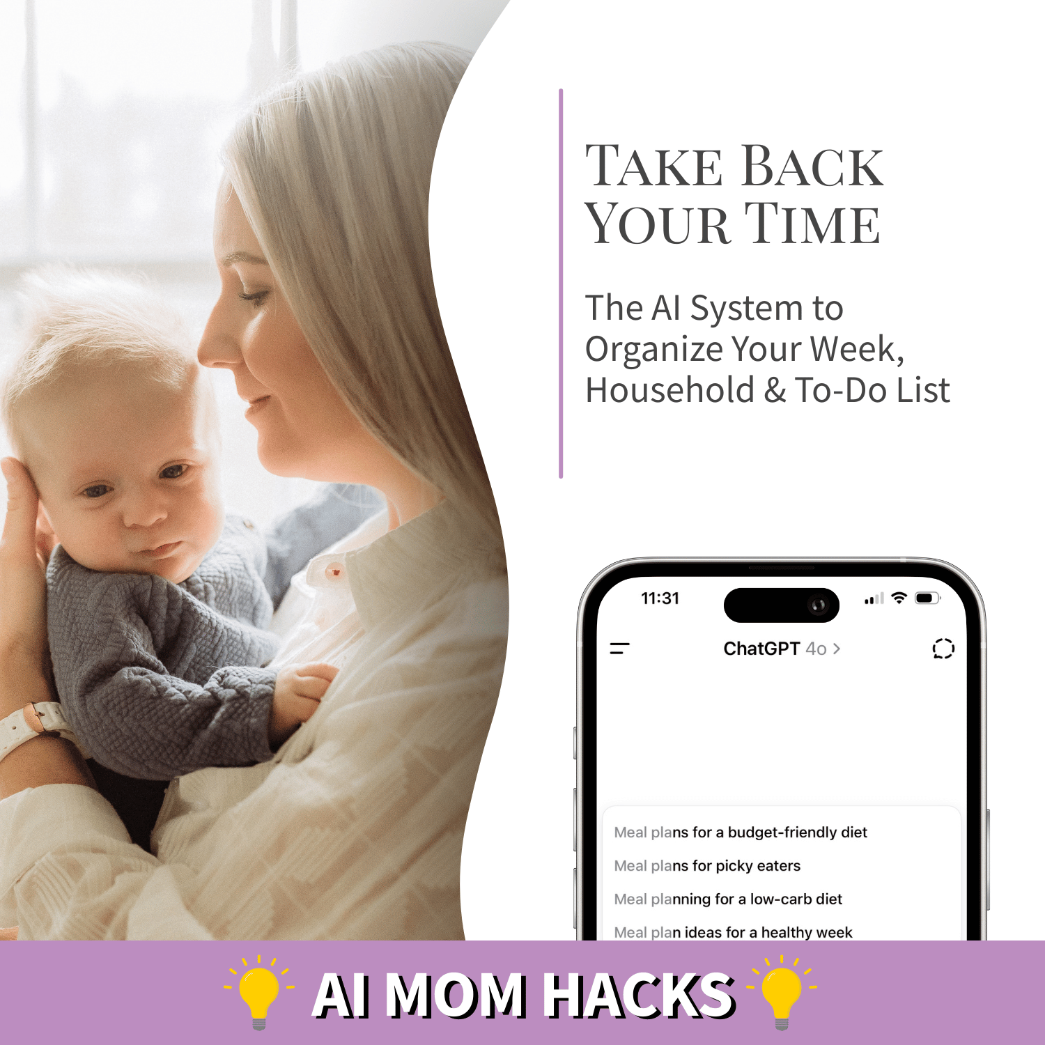 Take Back Your Time: The AI System to Organize Your Week, Household & To-Do List