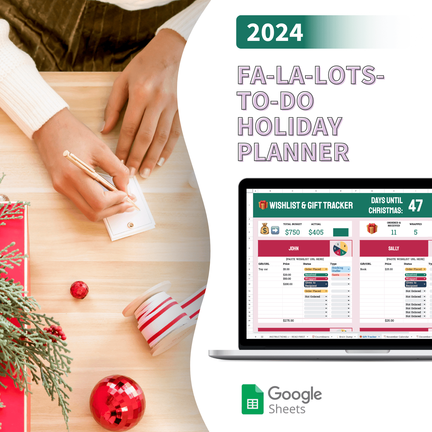 The best way to plan for the busy holiday season is with Redefining Mom's Holiday Planning Spreadsheet the perfect way to make memories special this holiday season