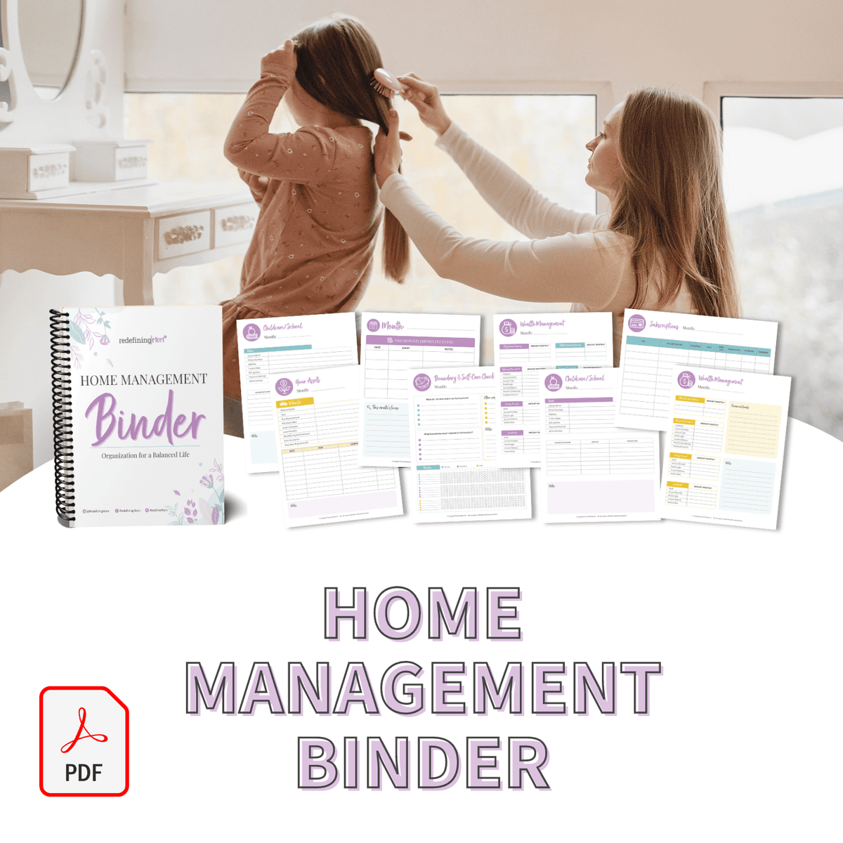 Home Management Binder, image size:1200x1200