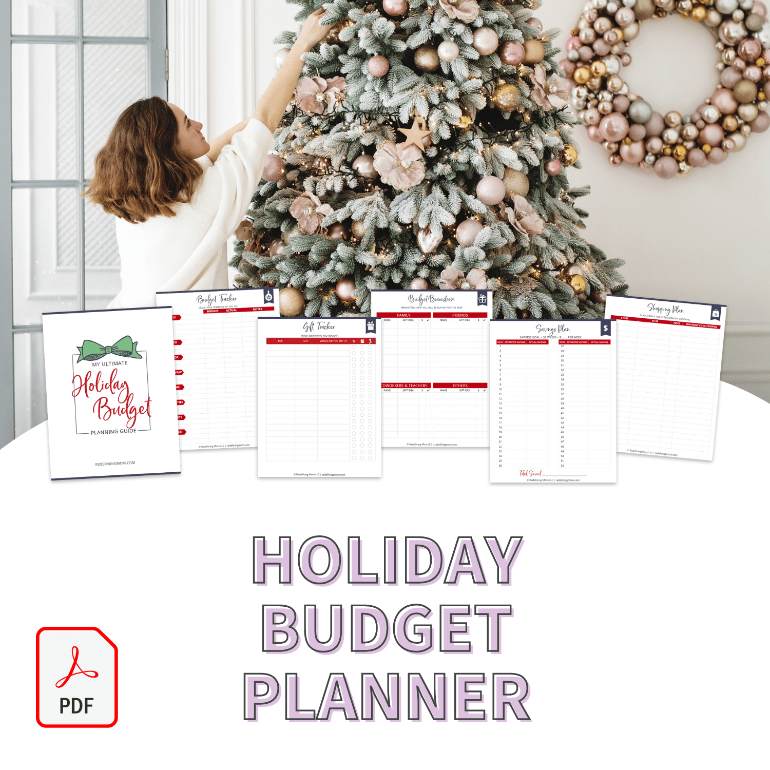 holiday budget planner printable